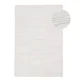 Bela ročno tkana preproga iz mešanice volne 140x200 cm Sculptured Blocks – Flair Rugs