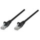 Intellinet RJ45 mrežni priključni kabel CAT 6 U/UTP [1x RJ45-utikač - 1x RJ45-utikač] 5 m crni, Intellinet