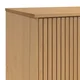 vidaXL vidaXL Komoda OLDEN bela in rjava 114x43x73,5cm cm trdna borovina, (21082033)