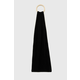 Pamučni šal Armani Exchange boja: crna, jednobojni model