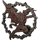 Black Sabbath Daemon Ring Odznak 45 mm