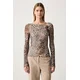 Guess Bluza W6BP23 K6260 Bež Regular Fit