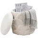 Livetastic TABURE, tekstil krem barve