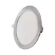 LED ugradna svetiljka NEXXO LED/18W/230V 3000/3500/4000K, srebrna, prečnik 22,5 cm