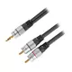 Kabl 2xRCA M - 3.5mm ST M OFC, 5m