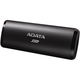 ADATA zunanji SSD 256GB - SE760 (USB3.2 Type C, R/W: 1000/800 MB/s, črn)