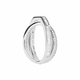 PDPAOLA Olivia Essentials Bleščeči srebrni prstan s kubičnim cirkonijem AN02-A10 (Obseg 48 mm)
