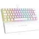 RAMPAGE PLOWER K60 plavi switch gejmerska mehanička tastatura bela