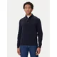 Barbour Pulover Patch Half Zip MKN0585NY91 Mornarsko modra Regular Fit