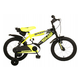 Dječji bicikl s dvije ručne kočnice Volare Sportivo 16 neon žuta