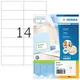 Herma etikete 105X42 A4/14 1/100 bela ( 02H4674 )