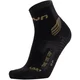 UYN Run Trail One Grip ženske nogavice, black/olive (EU 37 - 38)