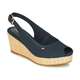 Tommy Hilfiger Sandali & Odprti čevlji ICONIC ELBA SLING BACK WEDGE Modra