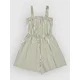 Roxy Playa Baby Prtd Kids Jumpsuit oil green vert mda stripe