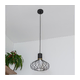 Luster na sajli SOLANO 1xE27/15W/230V crna/zlatna
