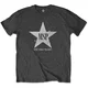 Manic Street Preachers Classic Distressed Star Charcoal Grey XL Majica
