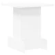 Vidaxl Stranska miza Bela 35,5 x 35 x 40 cm Konstruiran les