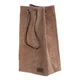 Autronic Koš za perilo Laundry basket - corduroy, drawstring, brown color (DT3015 BRN)