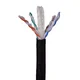 slomart Mrežni kabel Alantec KIU6OUTZ305 Cat6 U/UTP, 305 m, črn