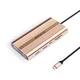 Orico XDR 12v1 USB-C Docking Station, 2x HDMI 4K 60Hz, DP 4K 60Hz, PD 100W, Rose Gold