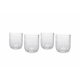 ONA set 4 kozarcev SPARKLE 0,33l - prozorna