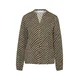 COMMA Bluza oliva/bela
