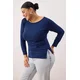 Trendyol Curve Ženska bluza Tbbaw26Af00108, Tamnoplava