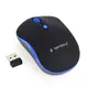 Gembird MUSW-4B-03-B bežični miš 2,4GHz optički USB 800-1600Dpi black/blue 103mm