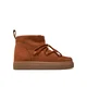 Snežke iz semiša Inuikii Classic Low rjava barva, 75202-004