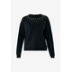 Mexx Ženski duks MF007501853W, Okrugli izrez, Crni