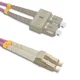Qoltec optični patchcord LC/UPC - SC/UPC | večmodni | 50/125 | OM4 | dupleks | 2 m