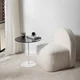 Hanah home Klub sto Chill 50x50x50cm Belo-Tamnosivi