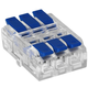 ORNO Kabelski konektor 3PIN mini snap, dvostranski, moder, 0,75-4mm2, IEC, 250V/32A [OR-SZ-8021/3/50]