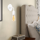 Opviq Zidna lampa E27 Socket, Bela