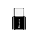 Baseus Micro USB to USB Type-C adapter - black (6953156263529)
