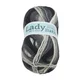 Preja LADY de Luxe BATIK - 100g / 238 m - bela, siva
