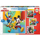 Educa - Puzzle 4v1 Mickey & prijatelji - 1 - 39 kosov
