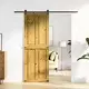 vidaXL Hlevska vrata Corona Medeno Rjava 70 x 210 cm Trdna borovina