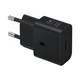 shumee Samsung EP-T2510X Univerzalni črni USB hitri polnilnik Notranji
