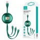 1 to 3 Usams 3V1 Kabel Za Lightning Usb-C Micro Usb 1M Za Telefone Apple Samsung