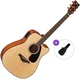 Yamaha FGX800C Basic SET Natural Elektroakustična dreadnought