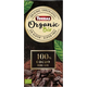 BIO 100 % temna čokolada brez dodanega sladkorja, 100 g (LCHF/KETO, brez glutena)
