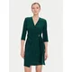Rinascimento Cocktail obleka CFC0020095002 Zelena Regular Fit