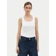PINKO Top srebrna/bela