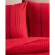 MADAME COCO Mousse Set posteljine, 200x220cm, Crveni