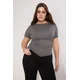 Trendyol Curve Ženska bluza Tbbss26Af00060, Antracit