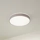 Lindby LED stropna svetilka Zylo, barva taupe, O 49 cm, CCT z možnostjo - Dnevna soba/jedilnica - bela, siva-rjava - Plastika