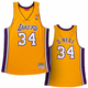 Shaquille ONeal 34 Los Angeles Lakers 1999-00 Mitchell & Ness Swingman ženski dres