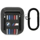 shumee Ovitek za BMW AirPods 1, črn, z večbarvnimi črtami