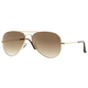 Ray-Ban Aviator Gradient RB3025 001/51 L (62) Zlata/Rjava